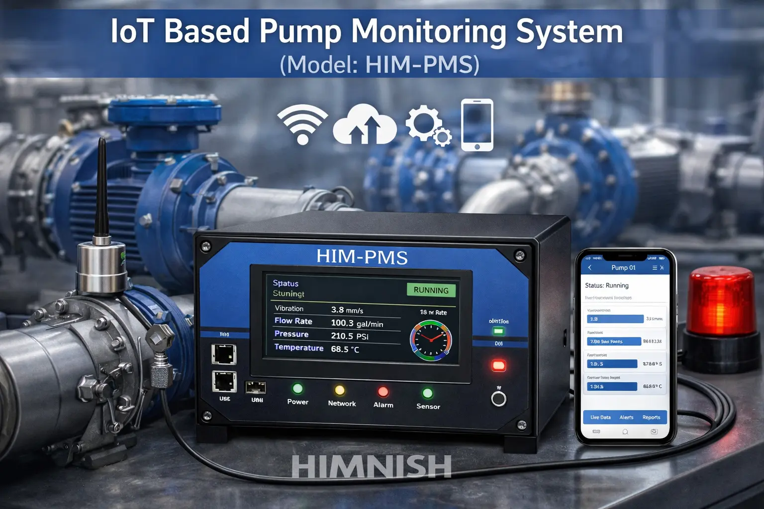 IoT Based Pump Monitoring System Manufacturer in Coimbatore