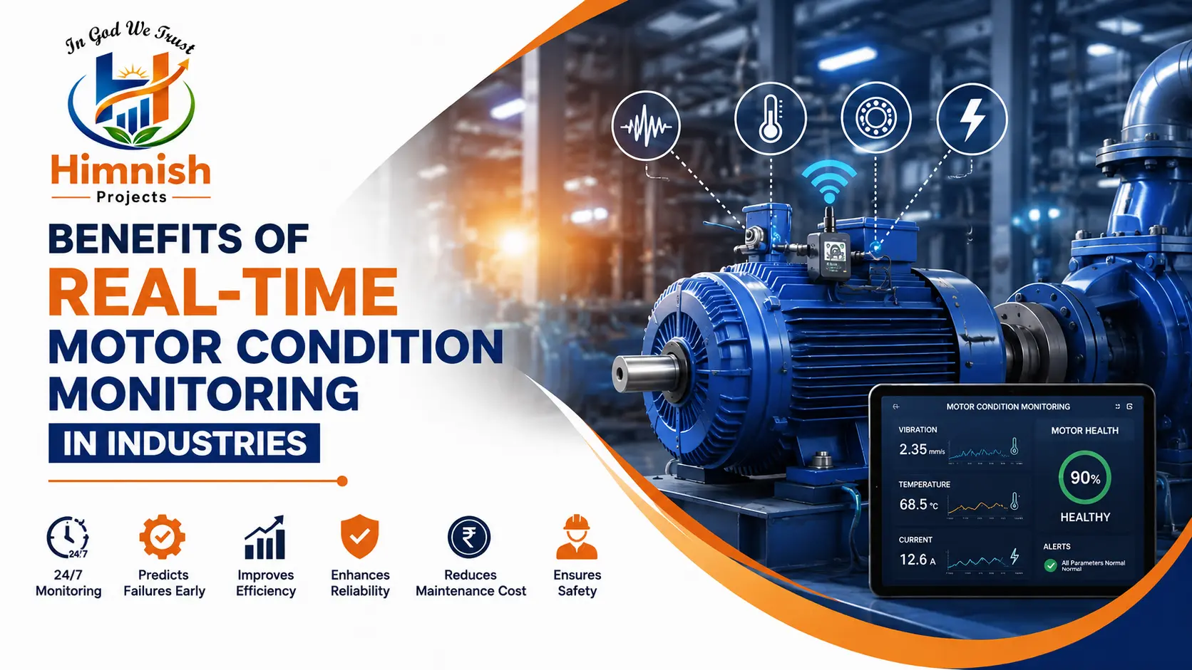 You are currently viewing Benefits of Real-Time Motor Condition Monitoring in Industries