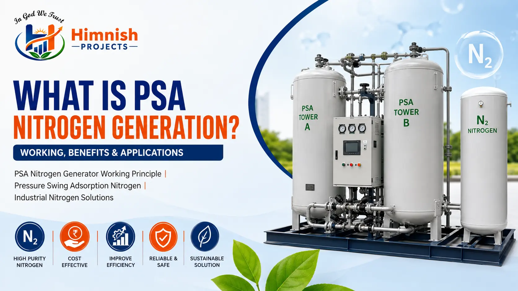 You are currently viewing What Is PSA Nitrogen Generation? Working, Benefits & Applications